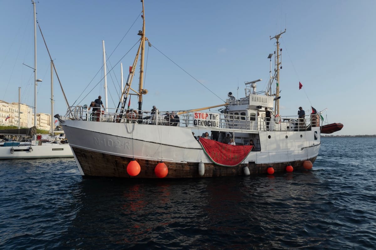 Qualcuno ha cercato di sabotare la Handala della Freedom Flotilla