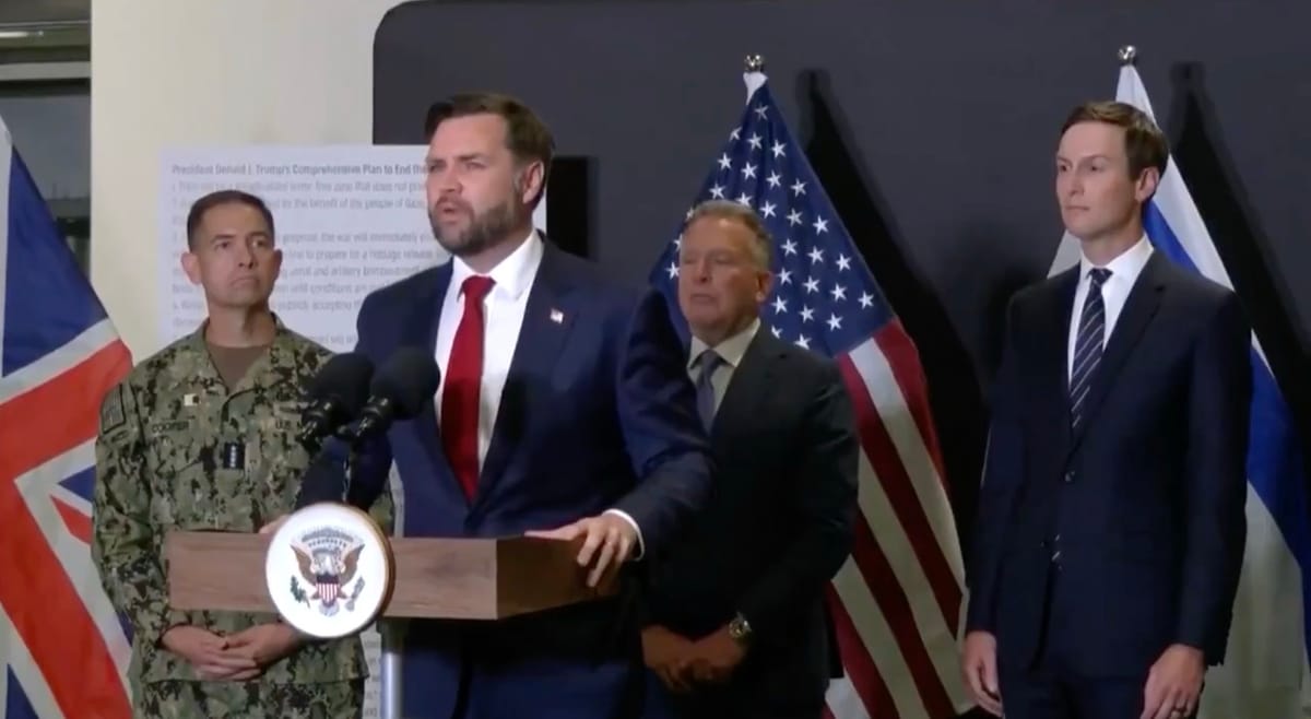 Il colonialismo, spiegato bene da JD Vance e Jared Kushner