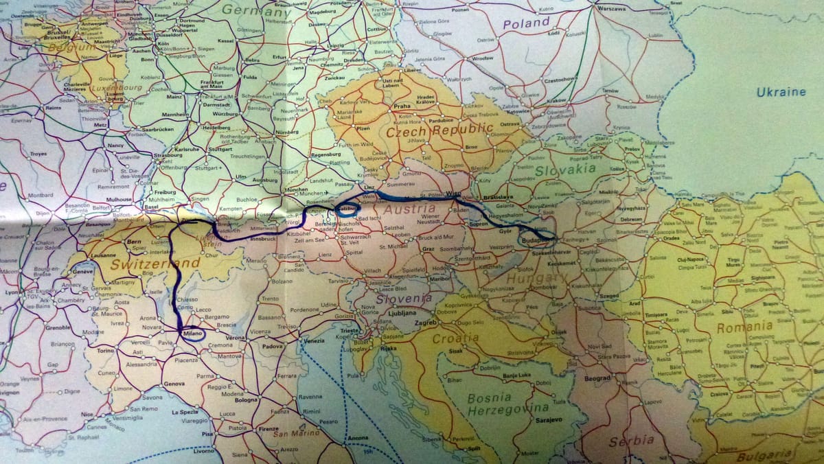 Giorno 2: Salisburgo–Budapest