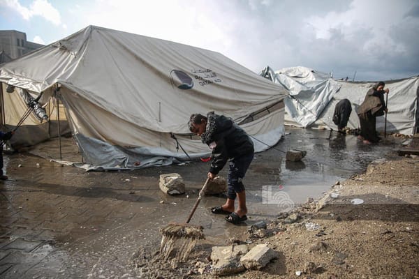 L’inverno senza riparo a Gaza