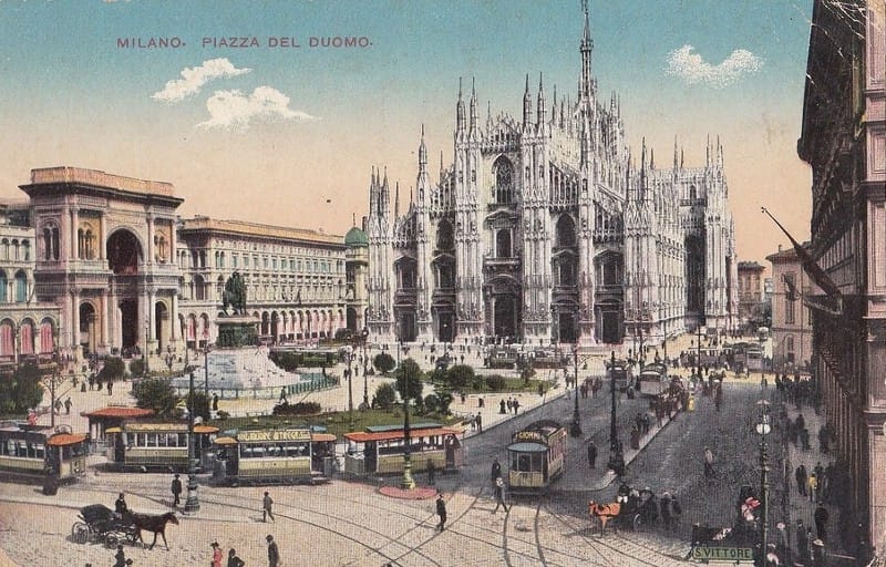 Una cartolina dell’epoca
