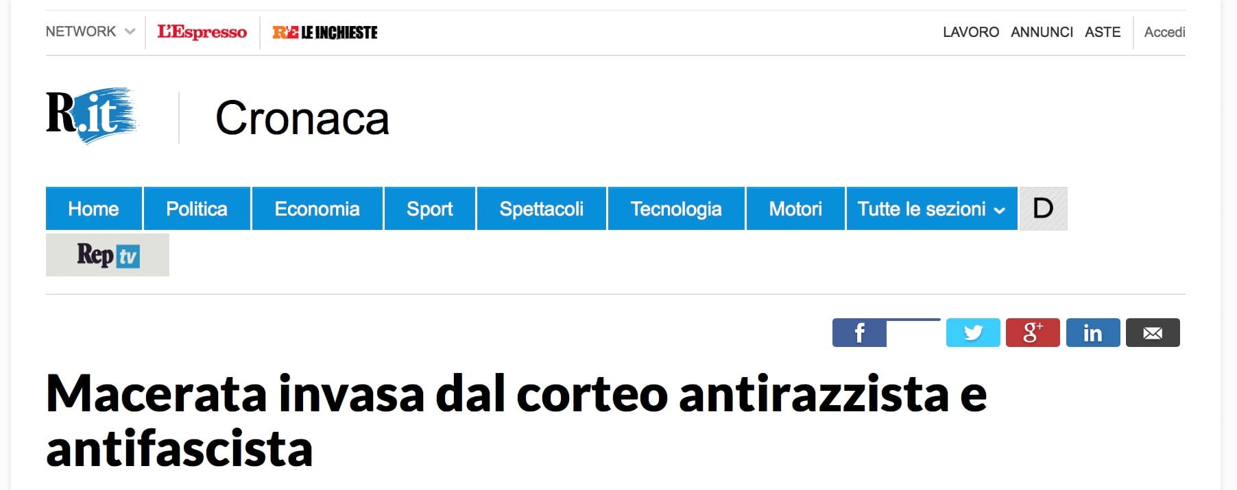 Hello, World! L’umanità migliore è contro tutti i fascismi